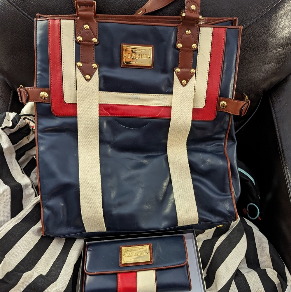 L.A.M.B Handbag and Wallet